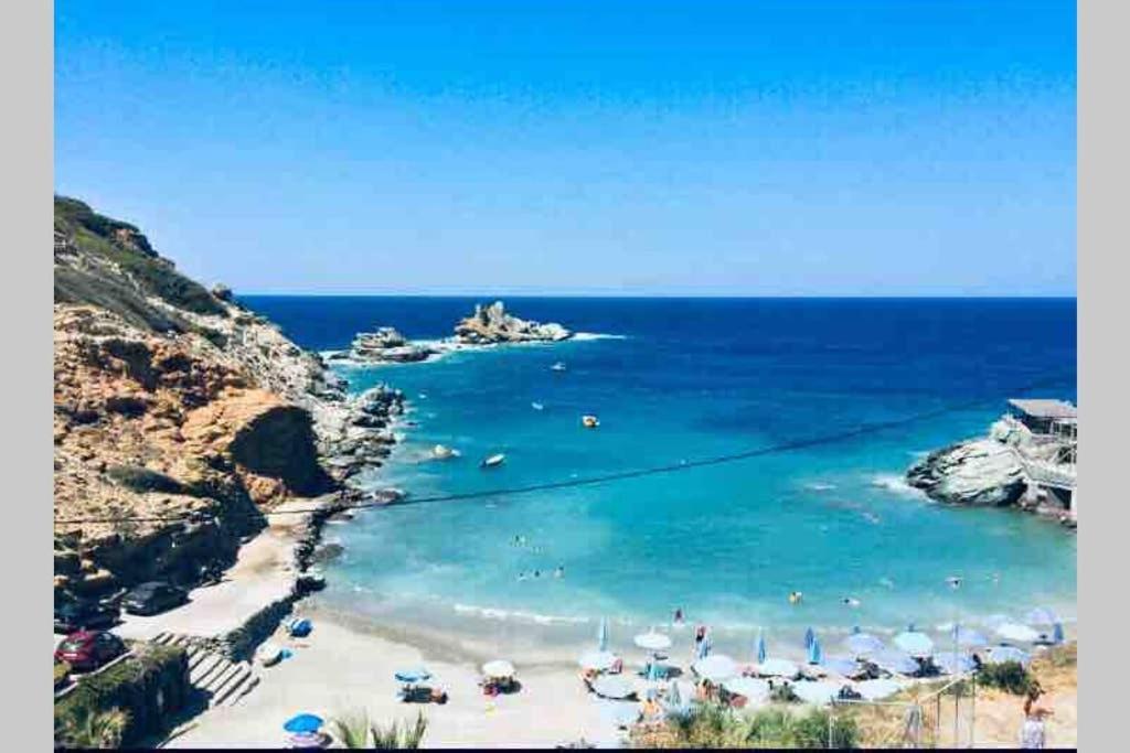 Eleni Sea View Luxury Apartment In Mades Λυγαριά Εξωτερικό φωτογραφία